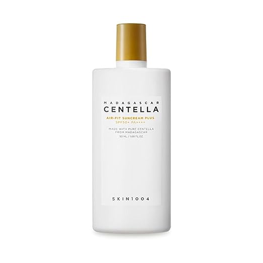 SKIN1004 Madagascar Centella Air Fit Suncream Plus SPF50 PA++++ lightweight sunscreen for sensitive skin high UV protection
