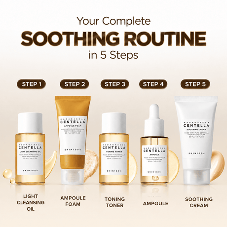 SKIN1004 Madagascar Centella Travel Kit | Soothing Korean Skincare Mini Set
