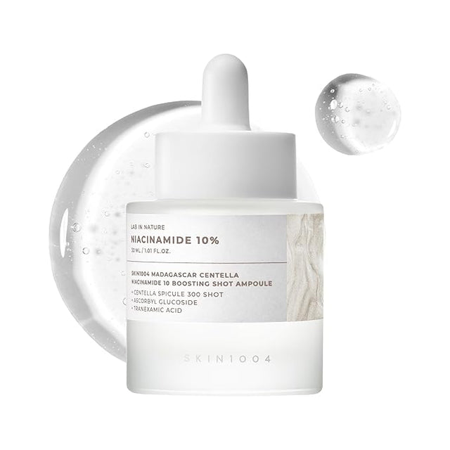 SKIN1004 Niacinamide 10% Boosting Shot Ampoule 30ml for pore care oil control and brightening skin
