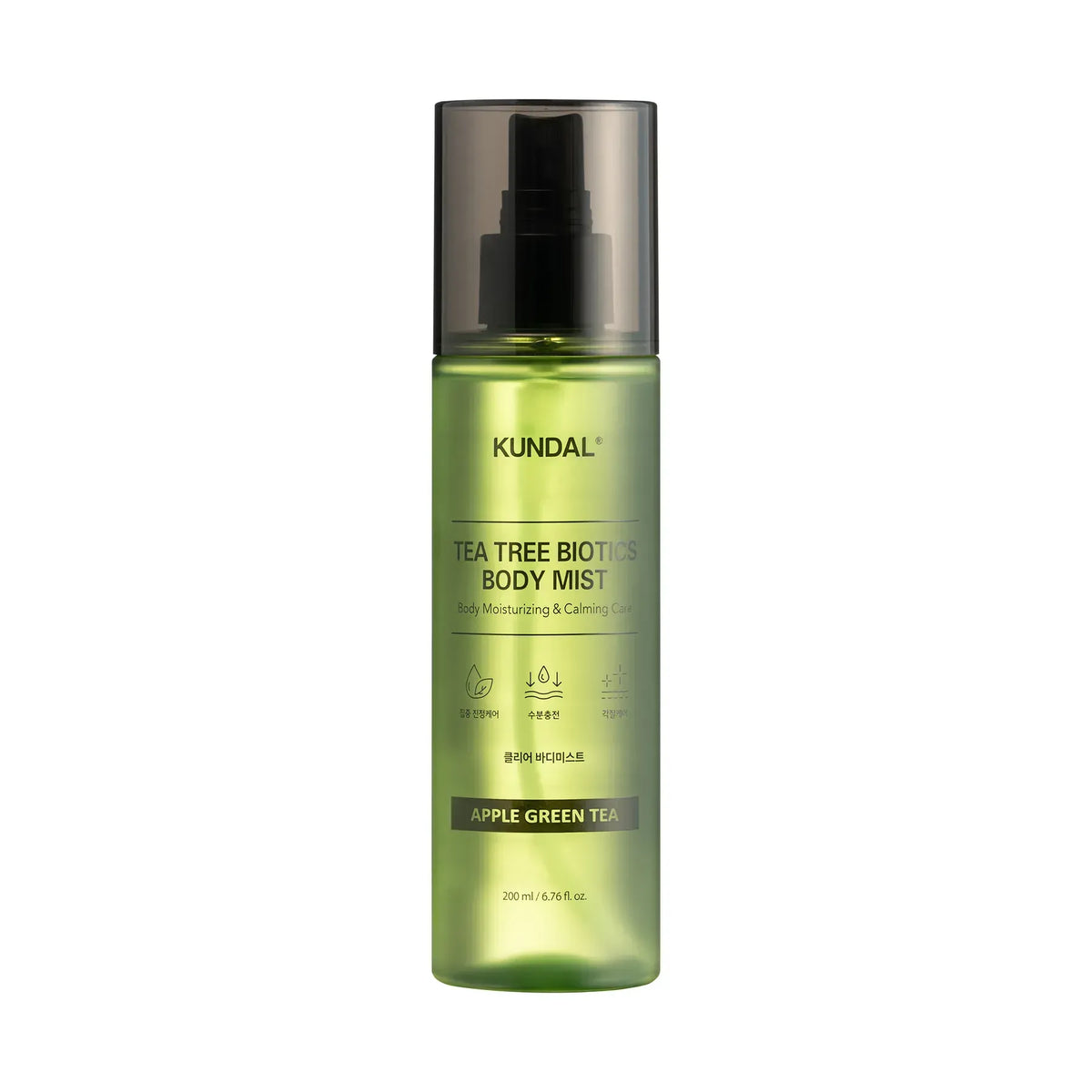 KUNDAL Tea Tree Biotics Acne Body Mist 200ML #Apple Green Tea